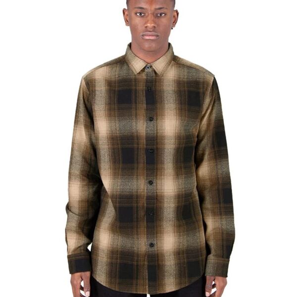 Unisex Plaid Flannel Overshirt Thumbnail