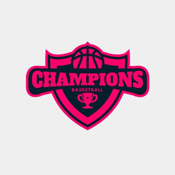 Champions Basketball League logo template Thumbnail